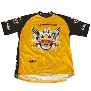 Louis Garneau Men's Cycling Jersey ConocoPhillips Ride Far For MS Stars, Size XL